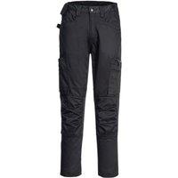 Portwest Men's Stretch Work Trousers in Black | Size: 38R