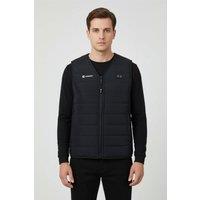 Anniou Men's Men's V-Neck Heated Gilet in Black | Size: Medium