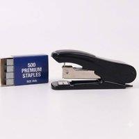SHEDS AND FENCE LTD Desktop Stapler Set with 500 No. 26/6 Staples Heavy Duty Design in Black