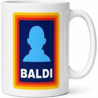 Dyzi Baldi Quote Ceramic Coffee Mug White Fun Humorous Design