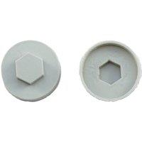 JCP CONSTRUCTION PRODUCTS Goosewing Grey Cover Caps - 16mm - Box of 1000