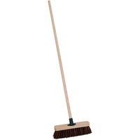 Charles Bentley 11.4" Bassine Broom Garden Maintenance in Natural