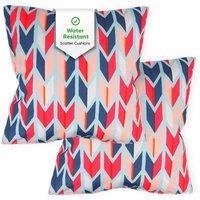 Gardenwize Pack of 2 Arrow Scatter Cushions for Outdoor Seating