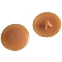 Forgefix Pozi Cover Cap Light Brown No.6-8 Forge Pack 50