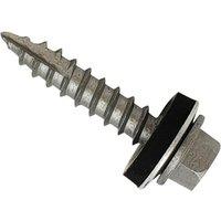 Forgefix Techfast Metal Roofing To Timber Hex Screw T17 Gash Point 6.3 X 45M in Silver