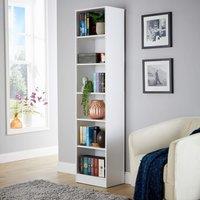 Home Source Bookcase Display Shelf Freestanding Book Storage Unit Home Living Room in White