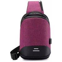 AQUARIUS Red Anti-Theft Waterproof Backpack with USB Charging Port