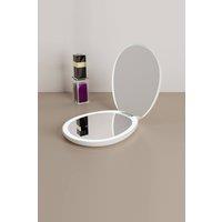 Matteo Fascinate Travel Hollywood Makeup Mirror with 10X Magnification & LED in White