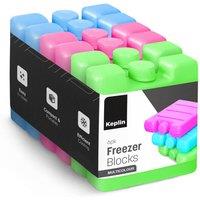 Keplin Reusable Mini Freezer Blocks (6 Pack) - Reusable Ice Packs | Size: 6 Pack