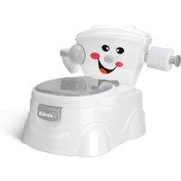 Kidoola Potty Training Toilet Seat, Toilet Potty Seat with Splash Guard in Light Grey