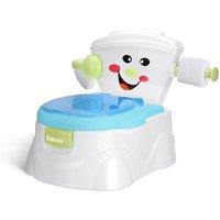 Kidoola Potty Training Toilet Seat, Toilet Potty Seat with Splash Guard in Blue
