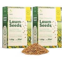 Foris Fast Growing Lawn Seed 2.8kg - Covers Up to 186m Overseeding Capacity