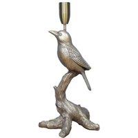 Gifts Direct 2 U Metallic Brass Bird Candle Holder in Metallic Gold