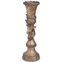 Gifts Direct 2 U Metallic Gold Stag Candle Holder