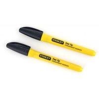 Stanley Permanent Marker Pen Pack of 2 in Black