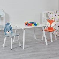 Liberty House Toys Fox & Squirrel Table & 2 Chairs Set