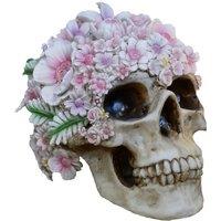 Gifts Direct 2 U Floral Gothic Skull Head Ornament
