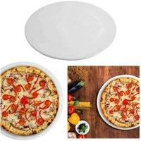 SPETLEK Platter Serving Plate Dinner Flat in White | Size: 0.6m2