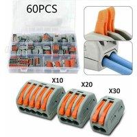 Kelvenix 60pc Reusable Electrical Connectors Wire in Grey | Size: 10000mm x 520mm