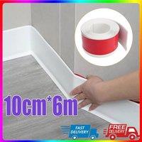 Kelvenix Flexible Skirting Board Trim Self-Adhesive in White