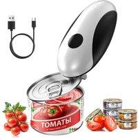 SPETLEK Electric Rechargeable Automatic Can Opener Portable in White | Size: 0.6m2