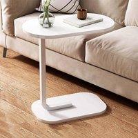 SPETLEK Side End Table Coffee Laptop White | Size: 0.6m2