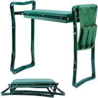 NESTLUNE 2-in-1 Folding Garden Kneeler Padded Foam Seat Stool Knee Pad in Green | Size: 1.25kg