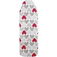 EONLION Ironing Board Cover Red Hearts Easy Fit | Size: 100 cm