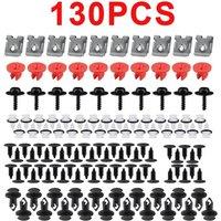Kelvenix 130Pcs Wheel Arch Splash Guard Shield Bumper Wing Lining Clips | Size: 10000mm x 520mm