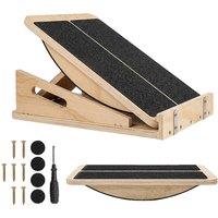 Centra Calf Stretch Board Balance Trainer Slant Incline Angle Adjustable in Natural