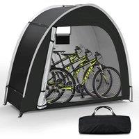 NESTLUNE Bike Tent Large Waterproof Bicycle Rain Cover in Black | Size: 0-18 m