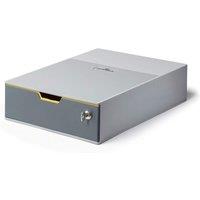 Durable Varicolor Safe Lockable GDPR Desktop Storage Box Drawer - A4+ | Size: Medium