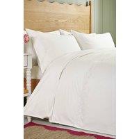 Helena Springfield 'Erin Embroidery' Cotton Duvet Cover Set in White | Size: Double
