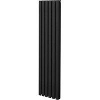 Monstershop Oval Column Radiator - 1600mm x 360mm - Black