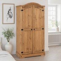 Seconique Corona Essentials 2 Door Wardrobe in Natural