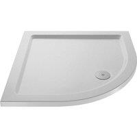 Balterley Slip Resistant Premium Slimline Quadrant Shower Tray, 800x800mm in White