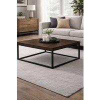 Julian Bowen Brooklyn Square Coffee Table in Dark Brown