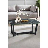 Julian Bowen Olympus Glass Top Coffee Table in Black