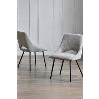Julian Bowen Iris Upholstered Dining Chair (Set of 2) in Grey