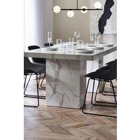 Julian Bowen Rome Rectangular 6-8 Seater Dining Table in White