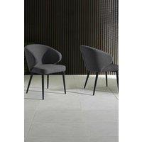 Julian Bowen Marcus Upholstered Dining Chair (Set of 2) in Mid Grey