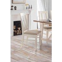 Julian Bowen Pembroke Dining Chair (Set of 2) in Ivory