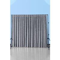 Neel Blue Velvet Backdrop - 3x3 Metres in Metallic Silver