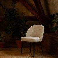 Wyld Haus Montsoreau Curved Back Upholstered Dining Chair White