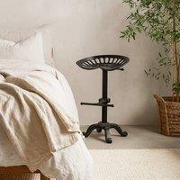 Wyld Haus Harvey Industrial Adjustable Tractor Seat in Black