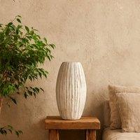Wyld Haus Wildbloom Large White Ceramic Fin Vase