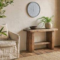 Wyld Haus Bergen Minimalist Grey Round Wall Clock