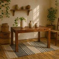 Wyld Haus Phuket 180cm Dark Mango Wood Dining Table in Brown