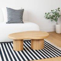 Wyld Haus Buffalo Abstract Mango Wood Coffee Table in Brown