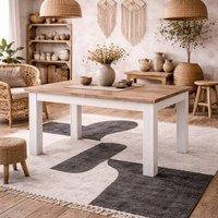 Wyld Haus Silkeborg Extending Dining Table Nelson & Snowy Oak in Natural